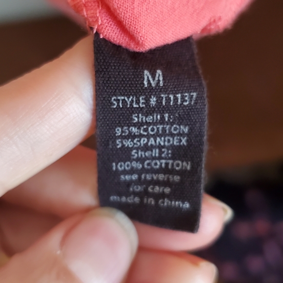 ACTIVE BASIC CORAL SHORT SLEEVE STRETCHY TOP WITH DETAILED BACK - Picture 4 of 8